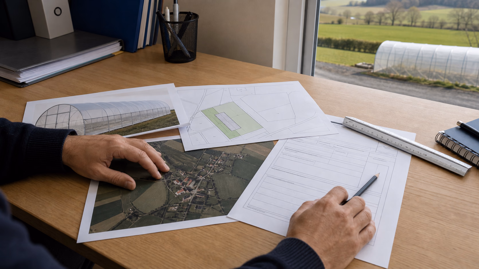 Preparation du dossier administratif pour une declaration prealable de tunnel agricole